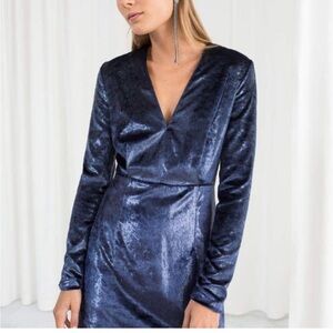 & Other Stories shimmery soft dress